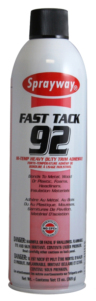 Spray Adhesive Sprayway SW092 Fast Tack Hi-Temp Heavy Duty Trim Adhesive